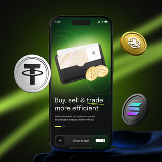Mobiel apparaat met de Lodemarque Capital handelsplatform interface